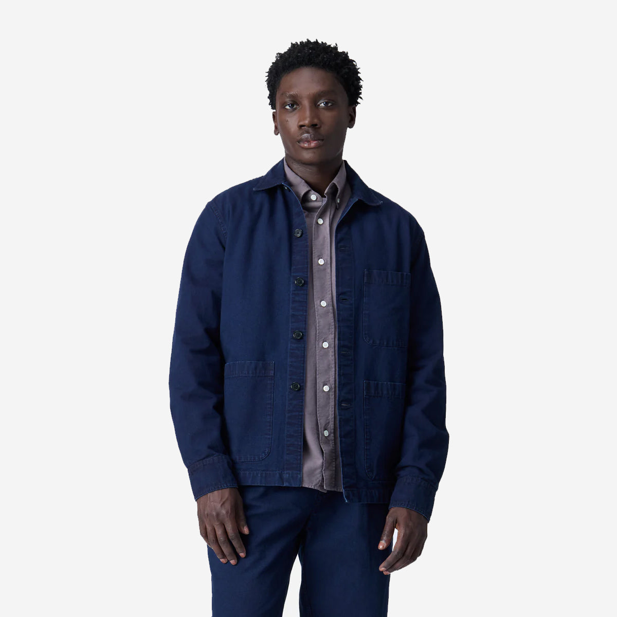 Shop Jacket - Indigo Canvas