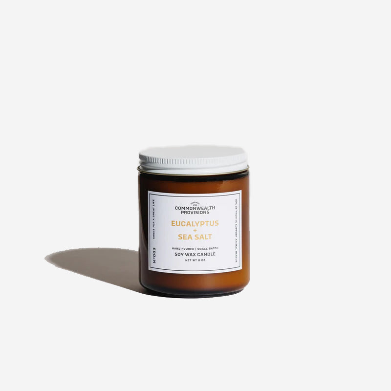 Soy Candle - Eucalyptus + Sea Salt