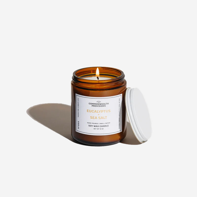 Soy Candle - Eucalyptus + Sea Salt