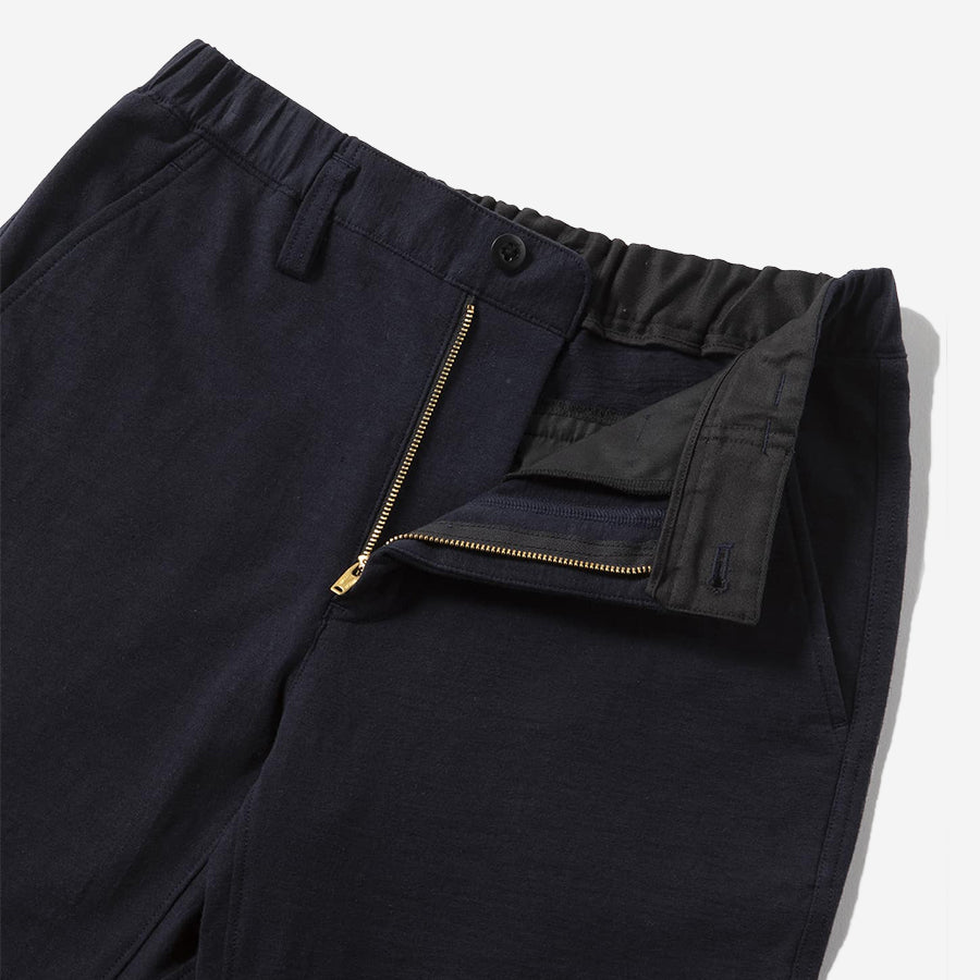 Stretch Easy Trousers - Dark Navy