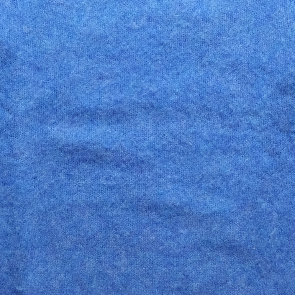 Supersoft Shaggy Wool Crew Sweater - Blue Toon