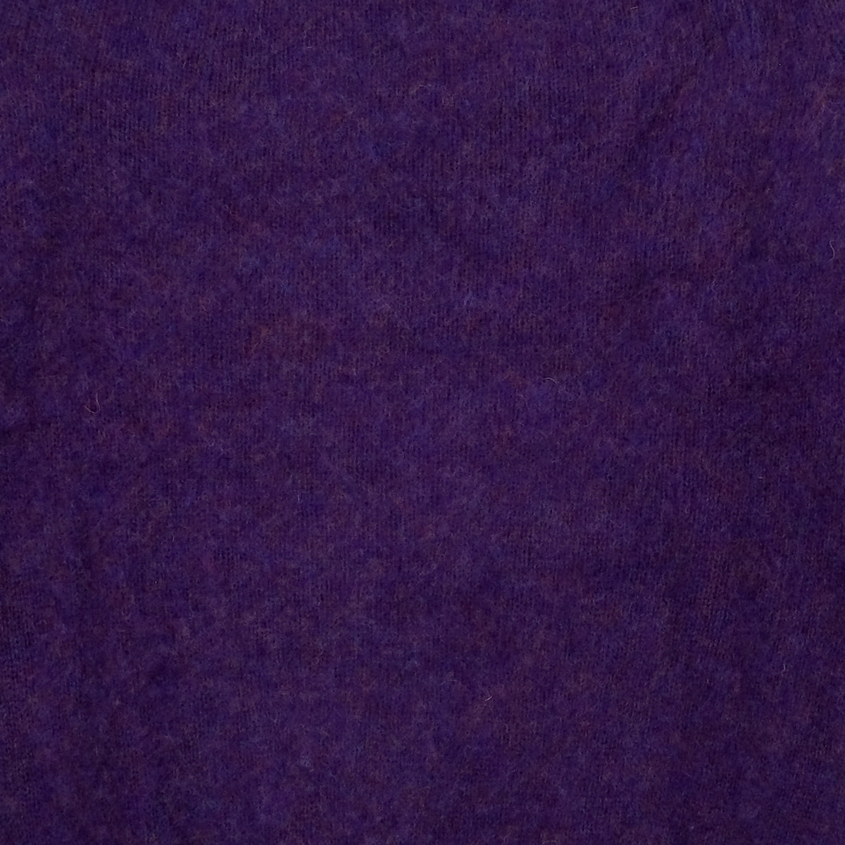 Supersoft Shaggy Wool Crew Sweater - Iris Purple