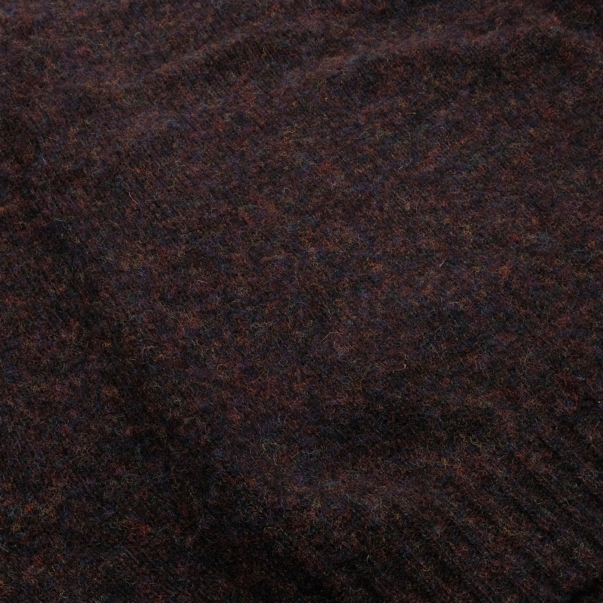 Supersoft Shaggy Wool Crew Sweater - Volcano