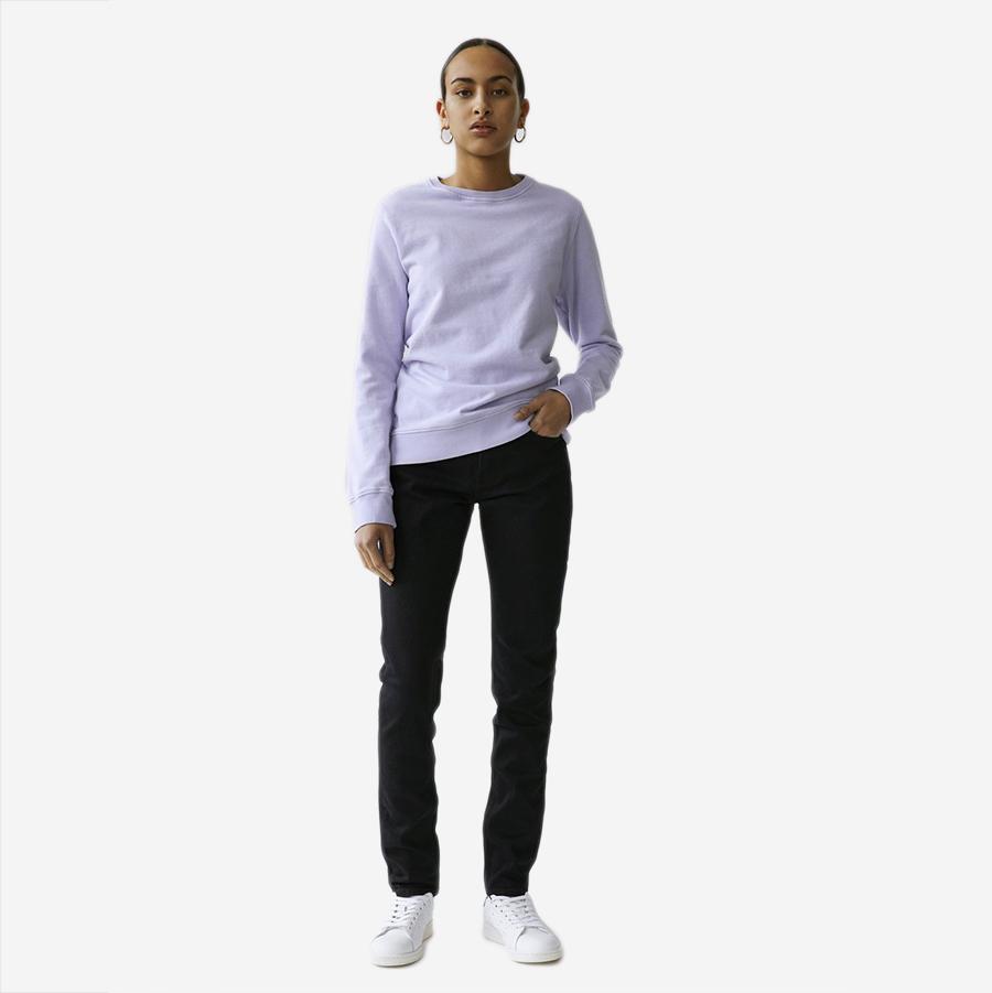 Classic Organic Crew Sweatshirt - Faded Grey