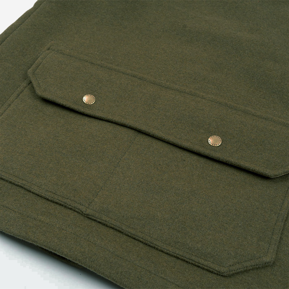 Cruzer Anorak Wool Jacket - Forest Green
