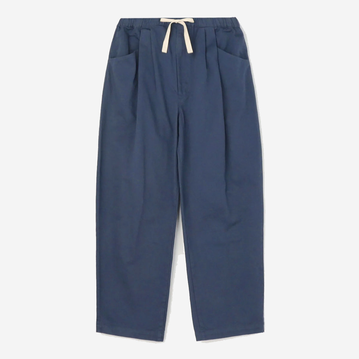 Two-Tuck Heavy Twill Easy Pants - Blue