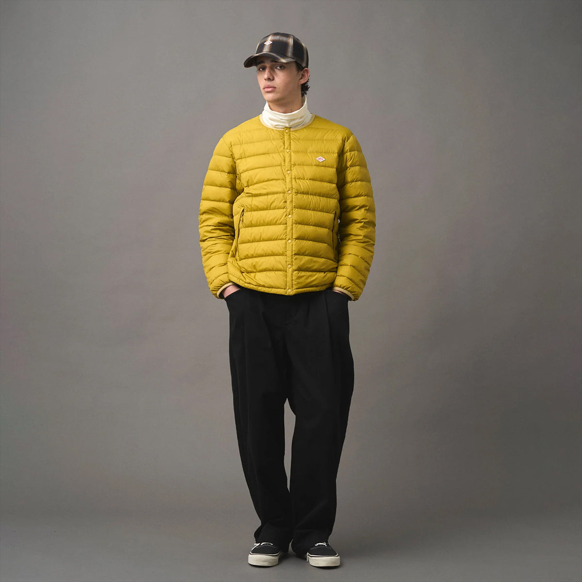 Two-Tuck Heavy Twill Easy Pants - Black