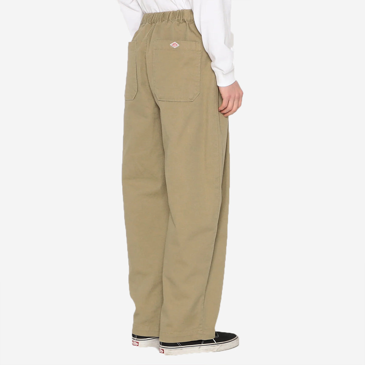 Two-Tuck Heavy Twill Easy Pants - Black