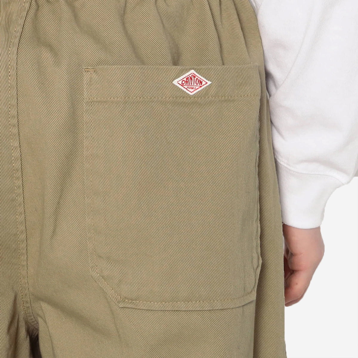 Two-Tuck Heavy Twill Easy Pants - Black