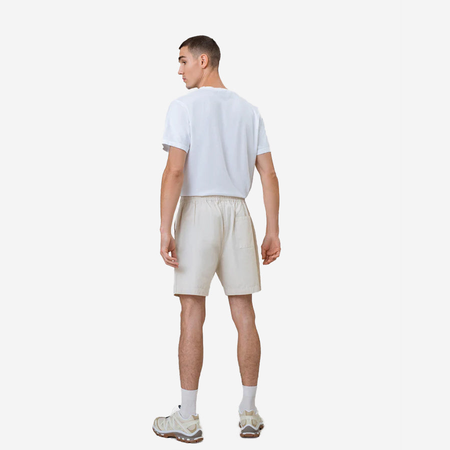 Organic Twill Easy Shorts - Ivory White