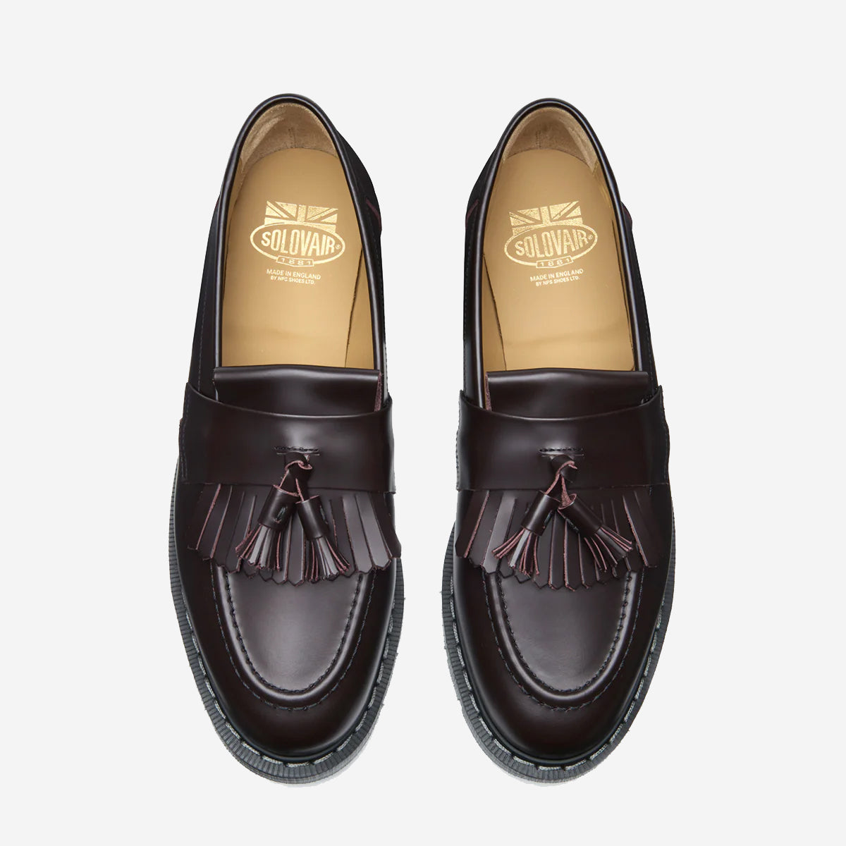 Tassel Loafer with Long Fringe - Cordovan Hi-Shine