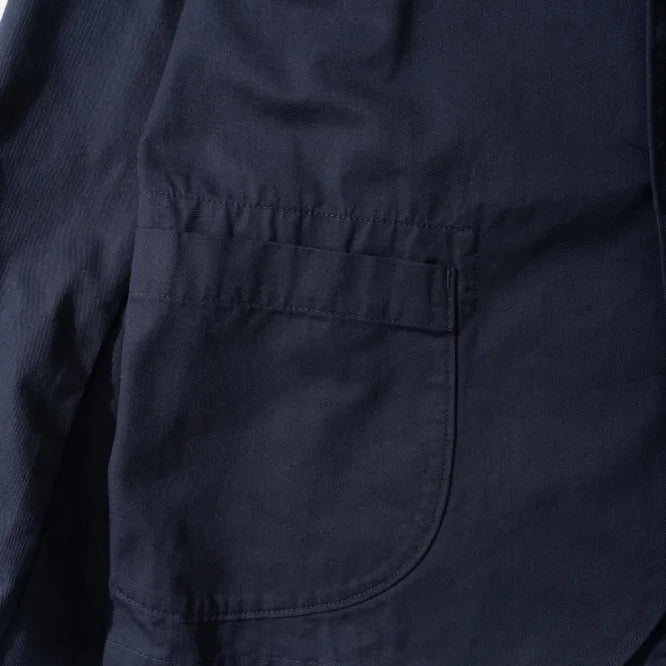 Chino Uniform Blazer Jacket - Navy