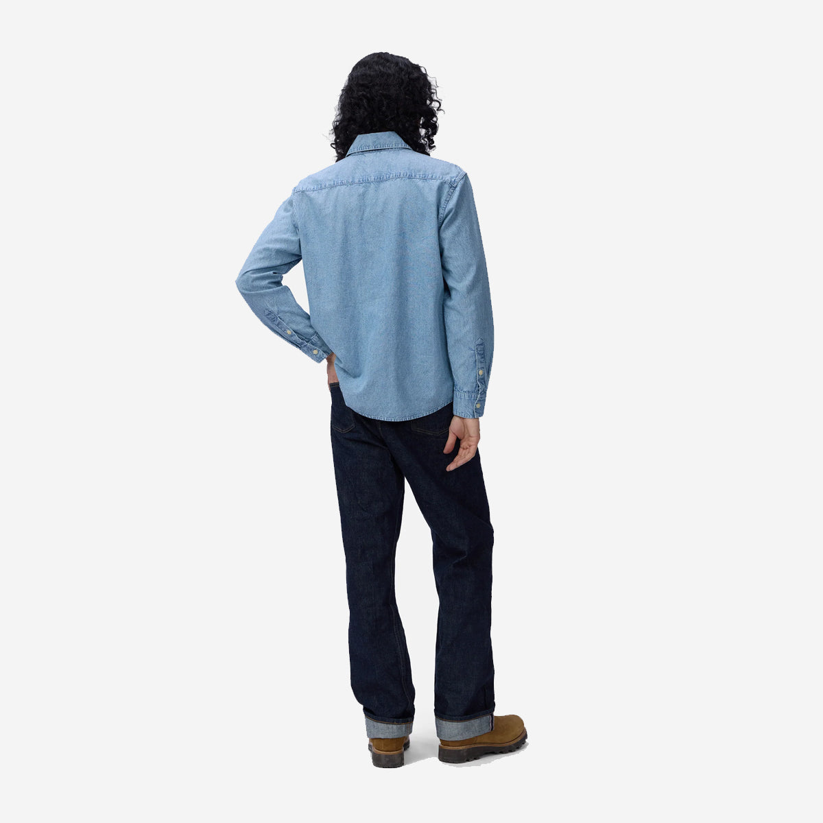 Utility Chambray Shirt - Washed Indigo