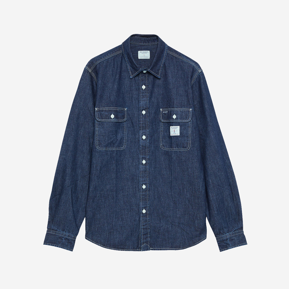 Utility Denim Shirt - Dark Stone Denim