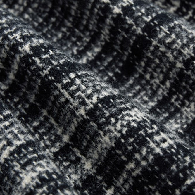 Utility Plaid Flannel Shirt - Black Static