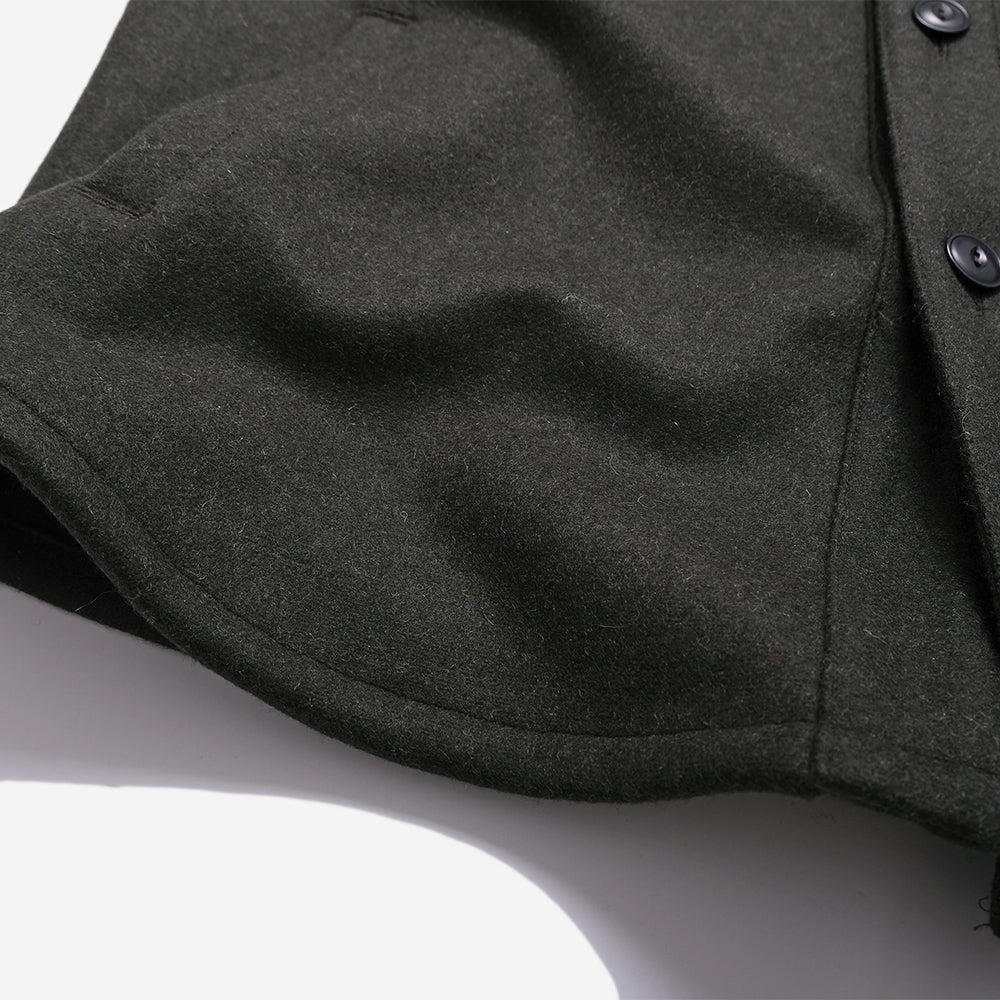 Wool Overshirt - Olive