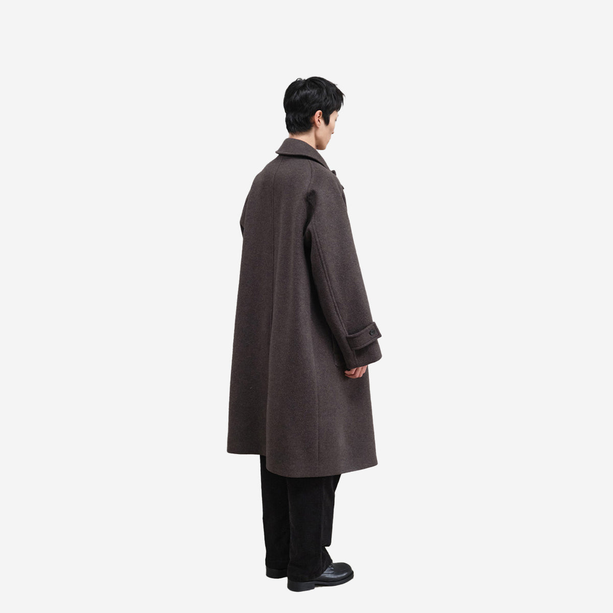 Winterport Wool Balmacaan Coat - Spain Olive