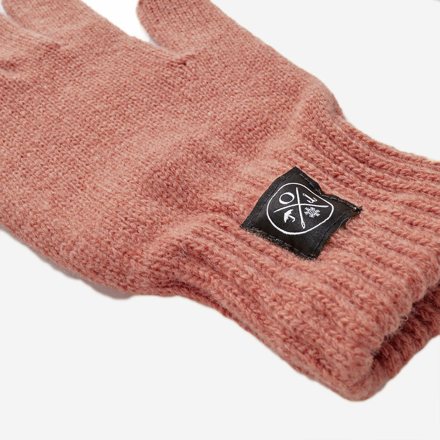 Wool Fingerless Gloves - Hazel