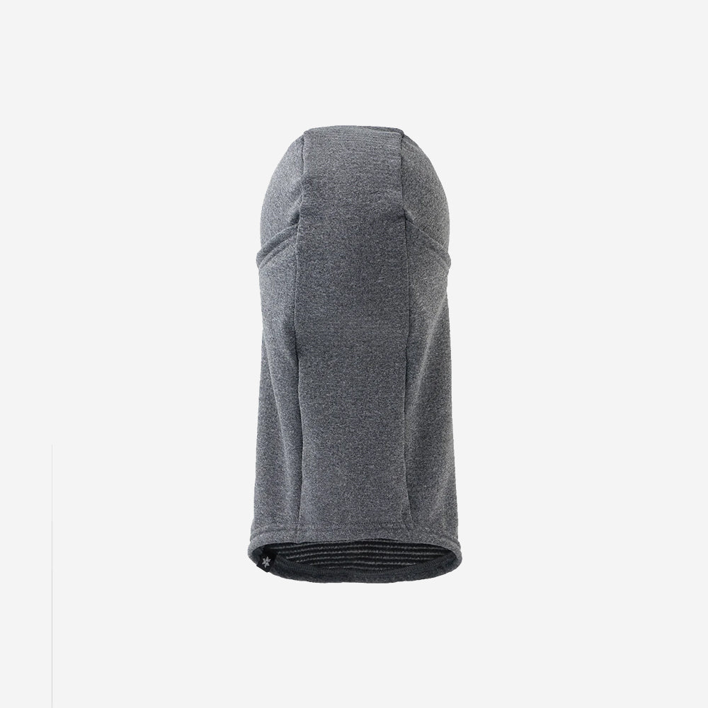 Wool Grid Balaclava - Mix Grey