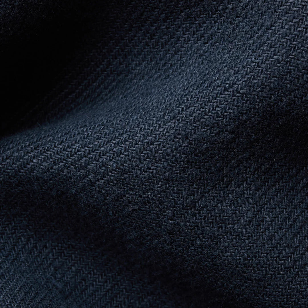 Work Linen Twill Blazer - Midnight