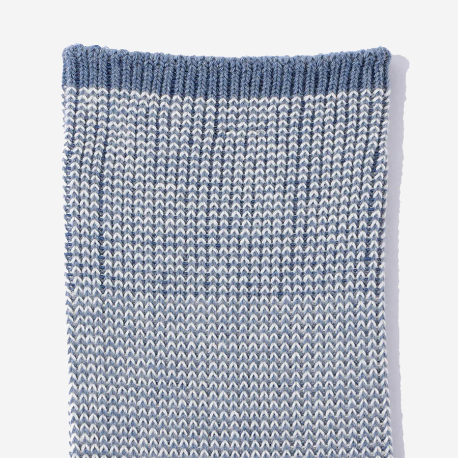 American Rib 3-Pack Crew Socks - Indigo