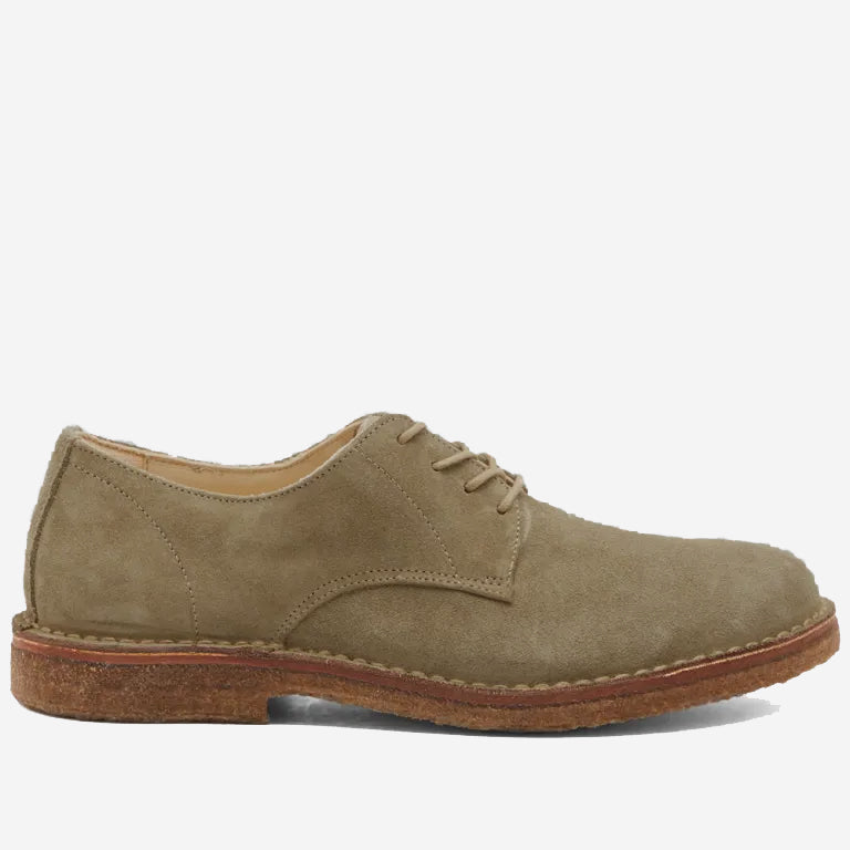 Cityflex Suede Derby Shoe - Military Green