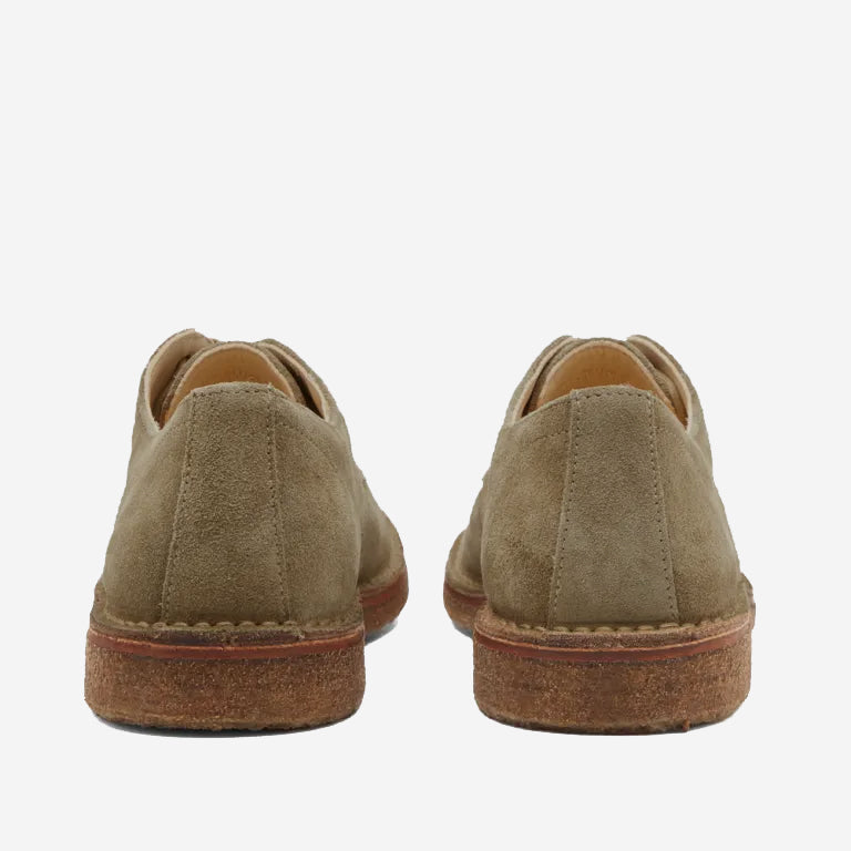 Cityflex Suede Derby Shoe - Military Green