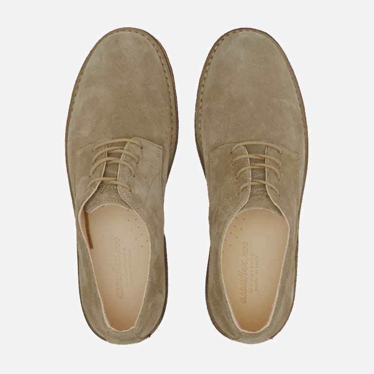 Cityflex Suede Derby Shoe - Military Green