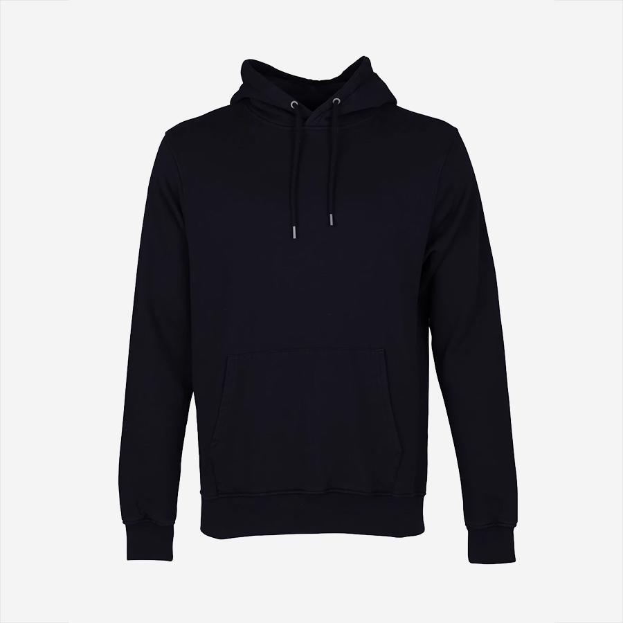 Colorful Standard - Classic Organic Crew Hoodie - Deep Black