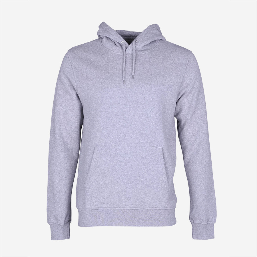 Colorful Standard - Classic Organic Crew Hoodie - Heather Grey