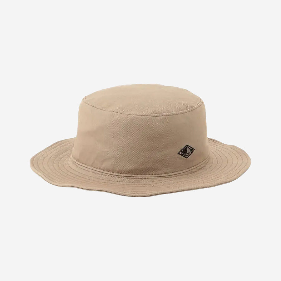 DANTON - Cotton Twill Adjustable Jungle Bucket Hat - Pale Khaki