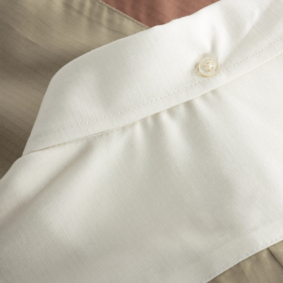 Dart Ripstop Shirt - Brick/Khaki/Cloud