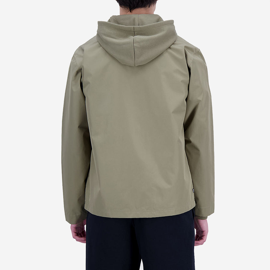 NB Essentials Reimagined Woven Coaches Jacket - Covert Green