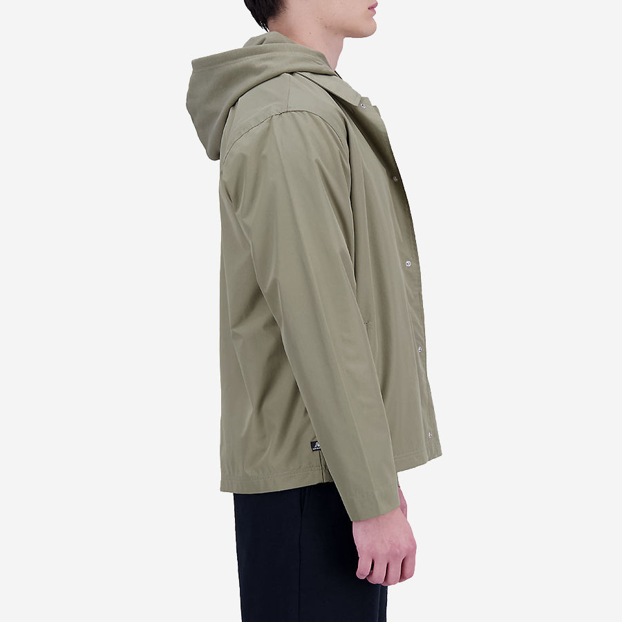 NB Essentials Reimagined Woven Coaches Jacket - Covert Green