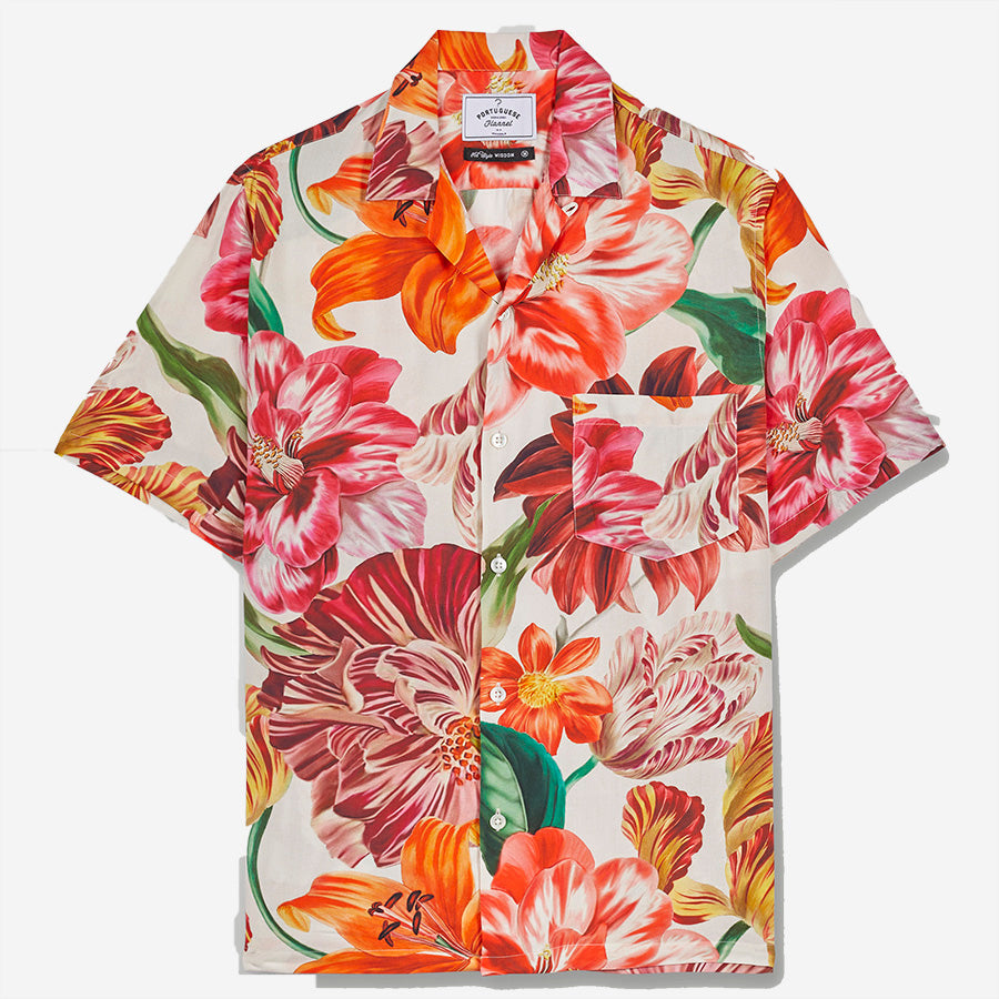 Flowers Short-Sleeve Vacation Shirt - Multi-Colour