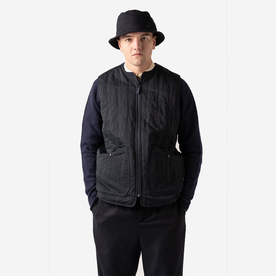 Gladsmuir Quilted Vest - Dark Navy