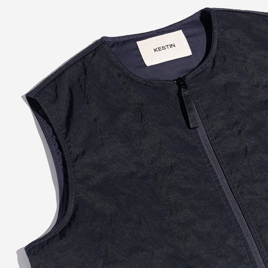 Gladsmuir Quilted Vest - Dark Navy