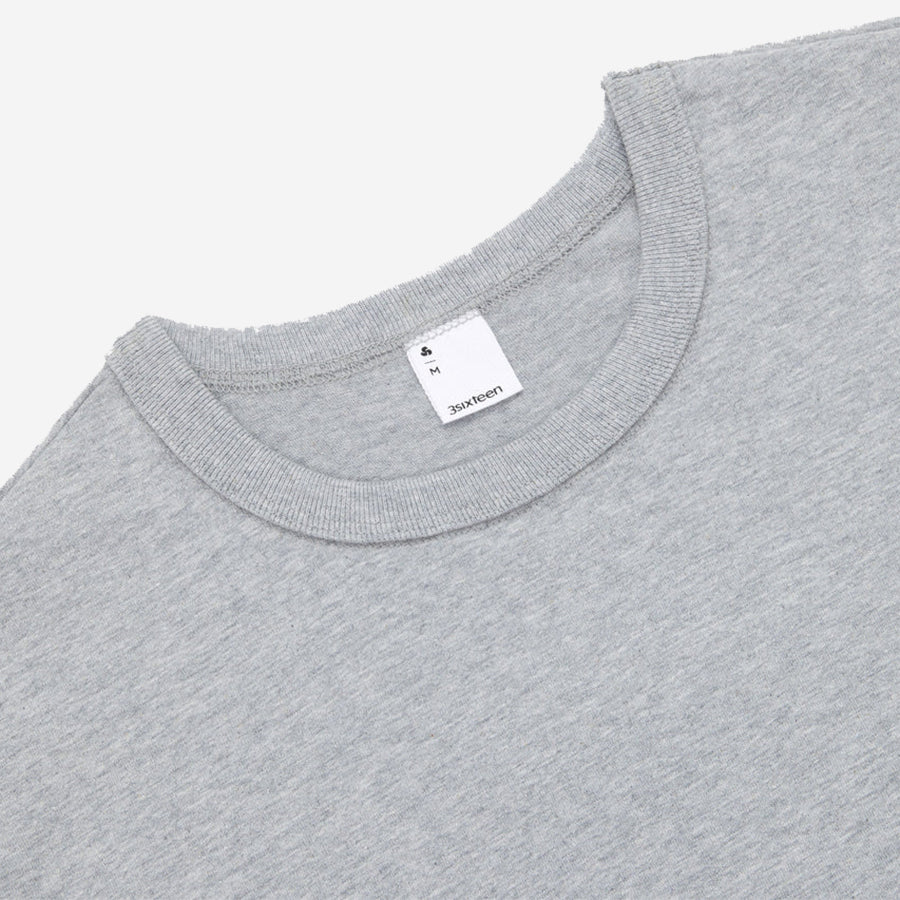 Heavyweight Pocket T-Shirt - Heather Grey (v2)