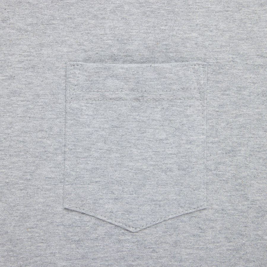 Heavyweight Pocket T-Shirt - Heather Grey (v2)
