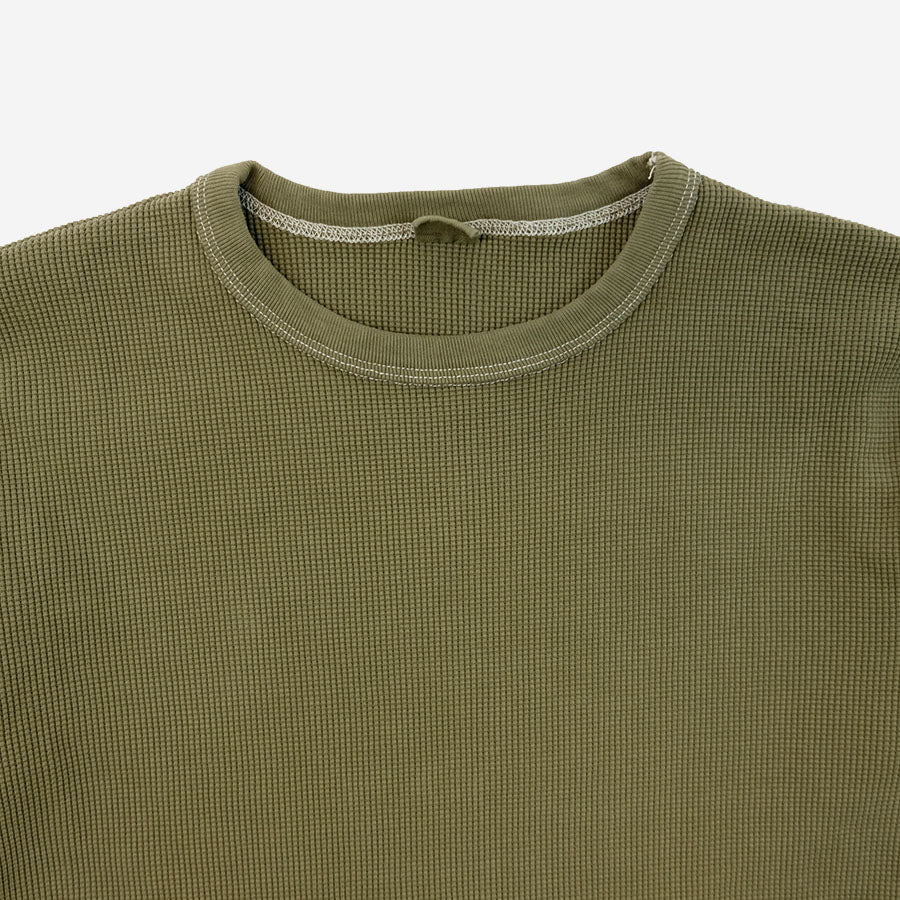 3Sixteen - Long Sleeve Thermal Knit - Olive Green (MG AFR Exclusive)