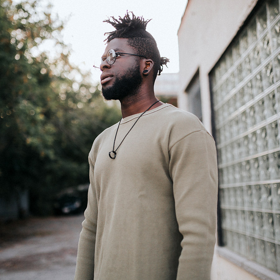 3Sixteen - Long Sleeve Thermal Knit - Olive Green (MG AFR Exclusive)