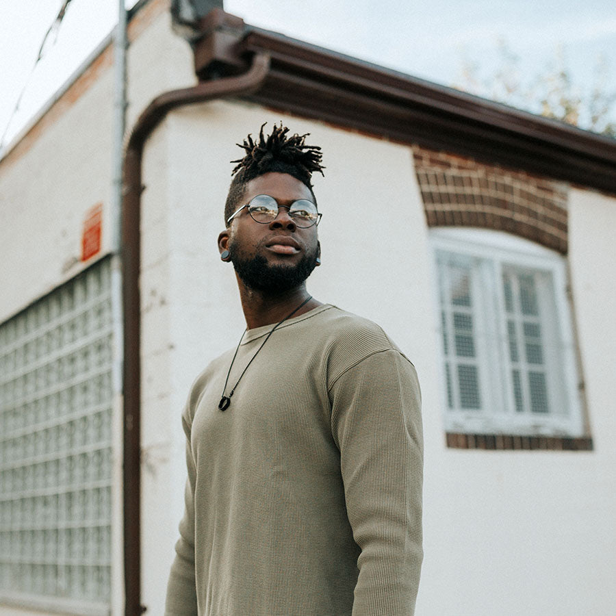 3Sixteen - Long Sleeve Thermal Knit - Olive Green (MG AFR Exclusive)