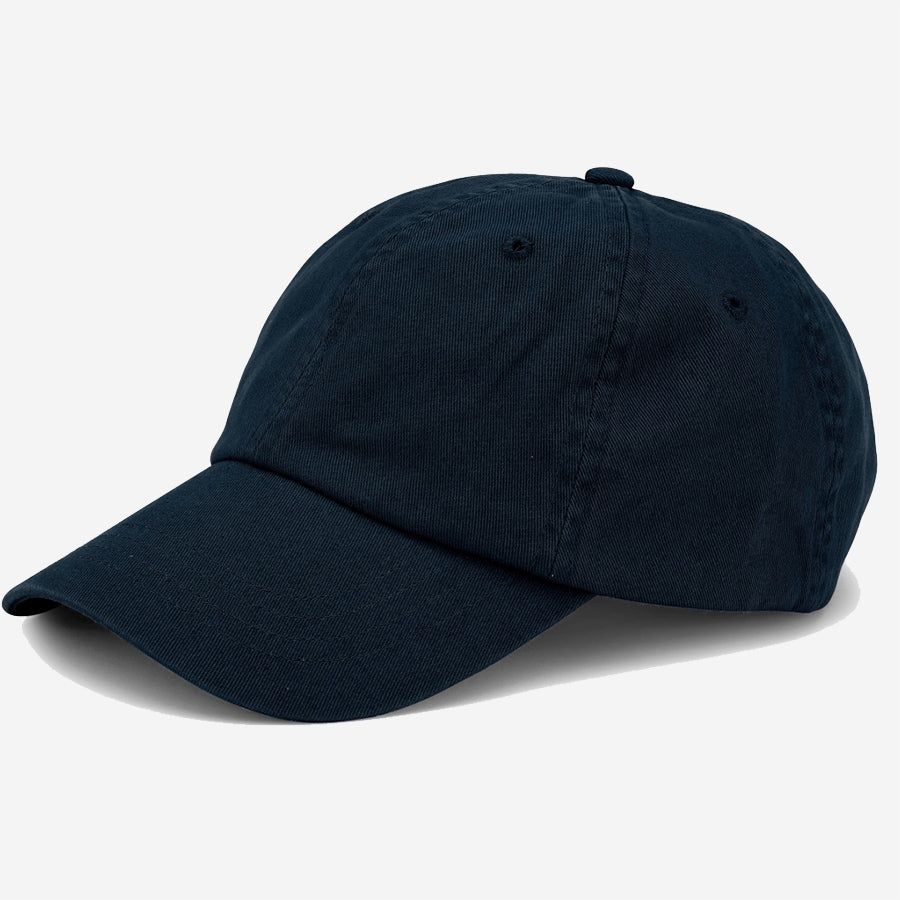 Organic Cotton Twill Cap - Navy Blue
