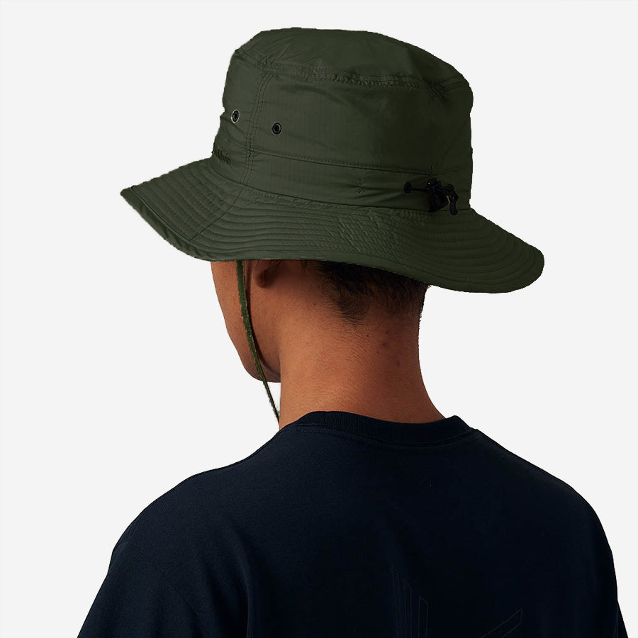 Rip-Stop Light Bucket Hat - Mill Green/Light Beige