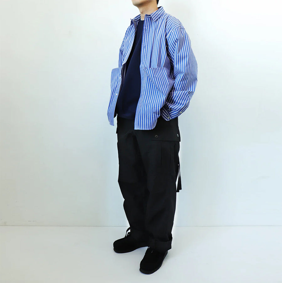 Wild Hunting Pocket Shirt - Blue Stripe