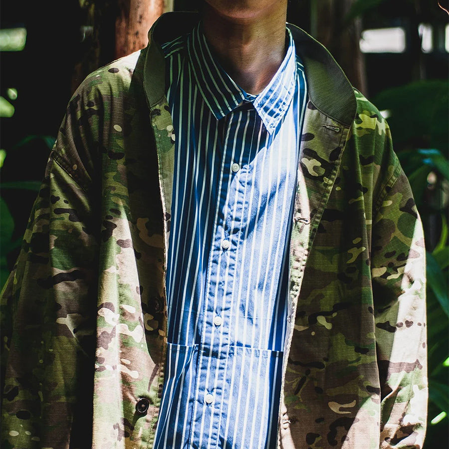 Wild Hunting Pocket Shirt - Blue Stripe