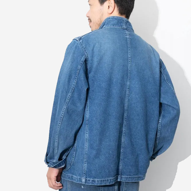 Bell 10.5 oz Denim Work Jacket - Used Indigo