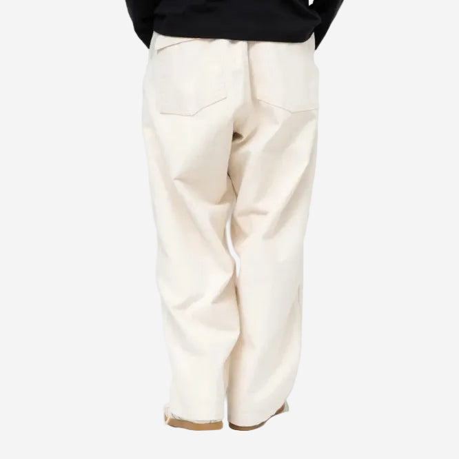 101J-02 - James Back Satin Fatigue Pants - Ecru