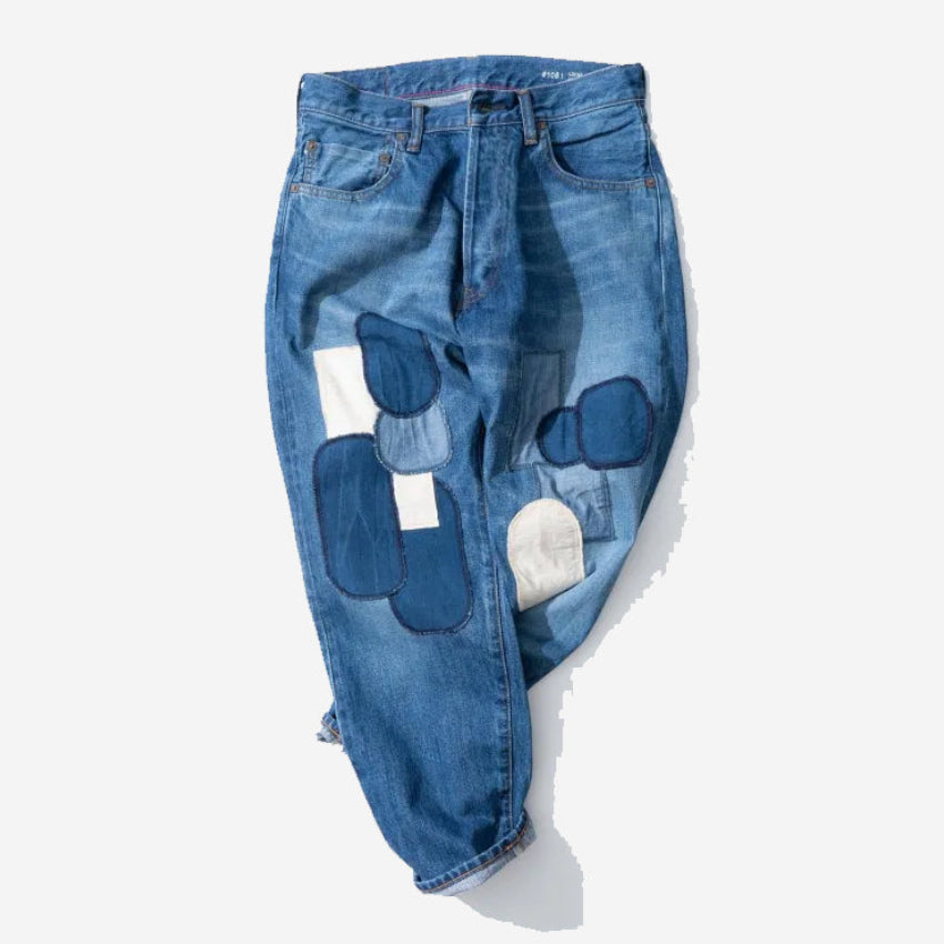 Loose Ankle 14oz Selvedge - Used Indigo Uroko