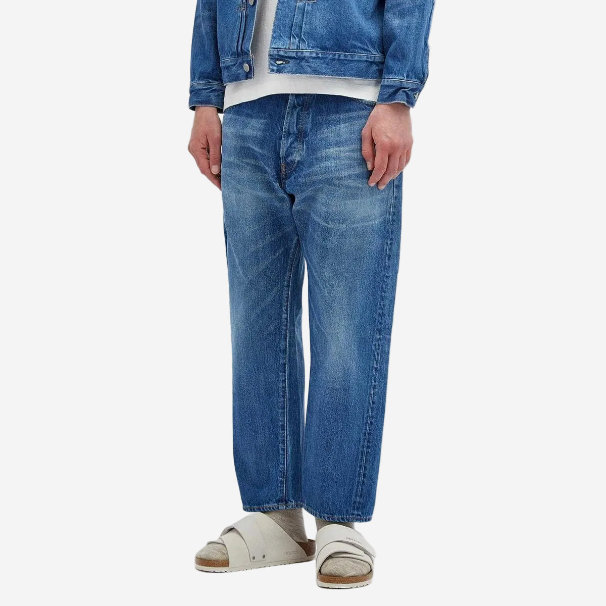 108USD - Type Loose Ankle 13oz Selvedge - Used Indigo